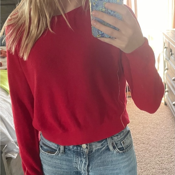 Babaton RED SWEATER - Picture 2 of 7